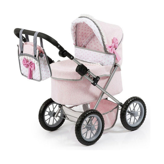 Cărucior pentru Păpuși Reig Trendy 45 cm Roz - Jucarii si jocuri, Păpuși și accesorii