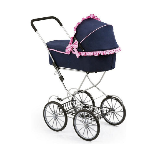 Cărucior pentru Păpuși Reig Dolls Pram Bleumarin 64 cm - Jucarii si jocuri, Păpuși și accesorii