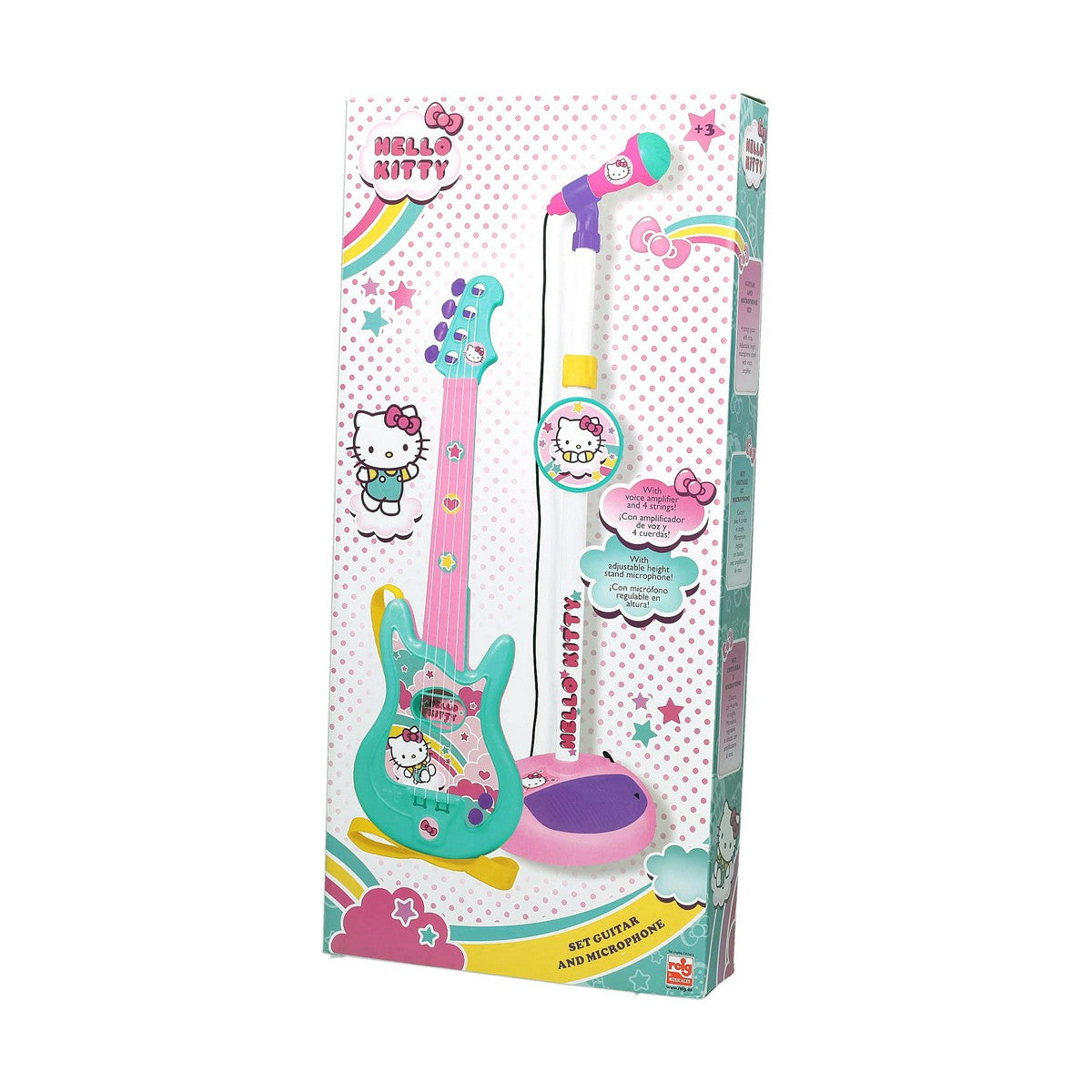 Chitară pentru Copii Hello Kitty Microfon - Jucarii si jocuri, Instrumente muzicale pentru copii