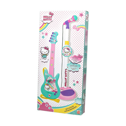Chitară pentru Copii Hello Kitty Microfon - Jucarii si jocuri, Instrumente muzicale pentru copii
