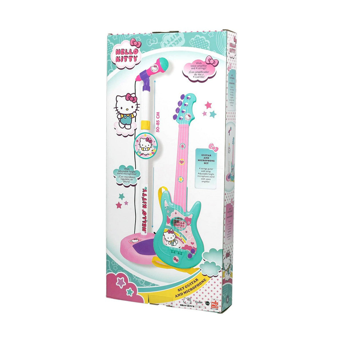 Chitară pentru Copii Hello Kitty Microfon - Jucarii si jocuri, Instrumente muzicale pentru copii