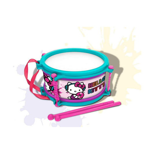 Cilindru Hello Kitty Albastru Roz 16 cm - Jucarii si jocuri, Instrumente muzicale pentru copii