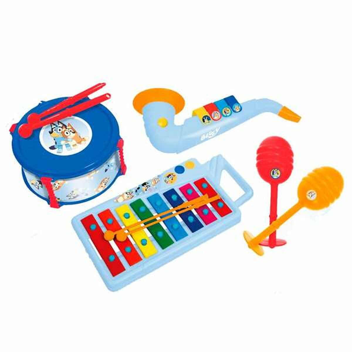 Jucărie Set de instrumente muzicale Bluey 9 Piese - Jucarii si jocuri, Instrumente muzicale pentru copii
