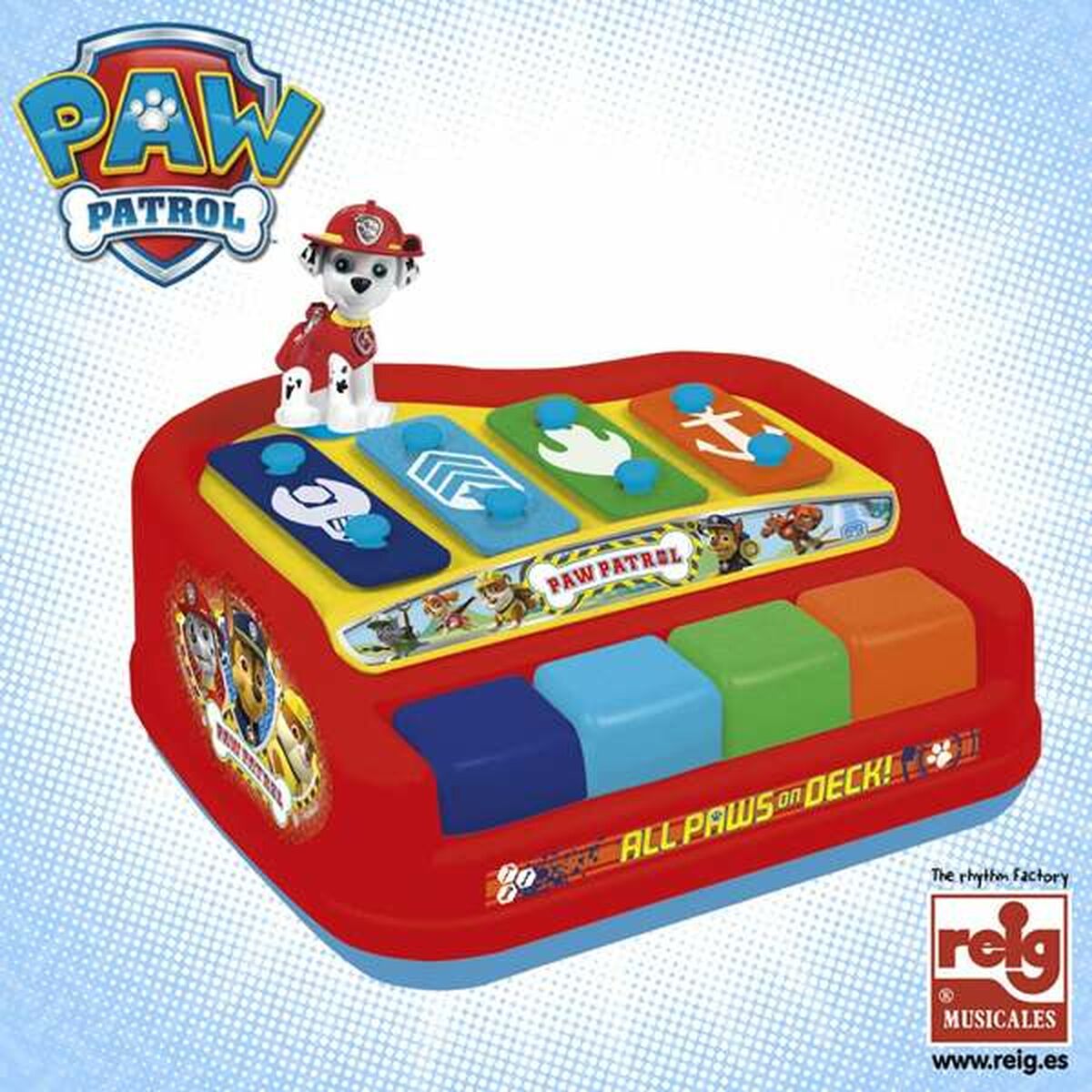 Xilofon The Paw Patrol Plastic Infantil 20 x 15 x 15 cm - Jucarii si jocuri, Instrumente muzicale pentru copii