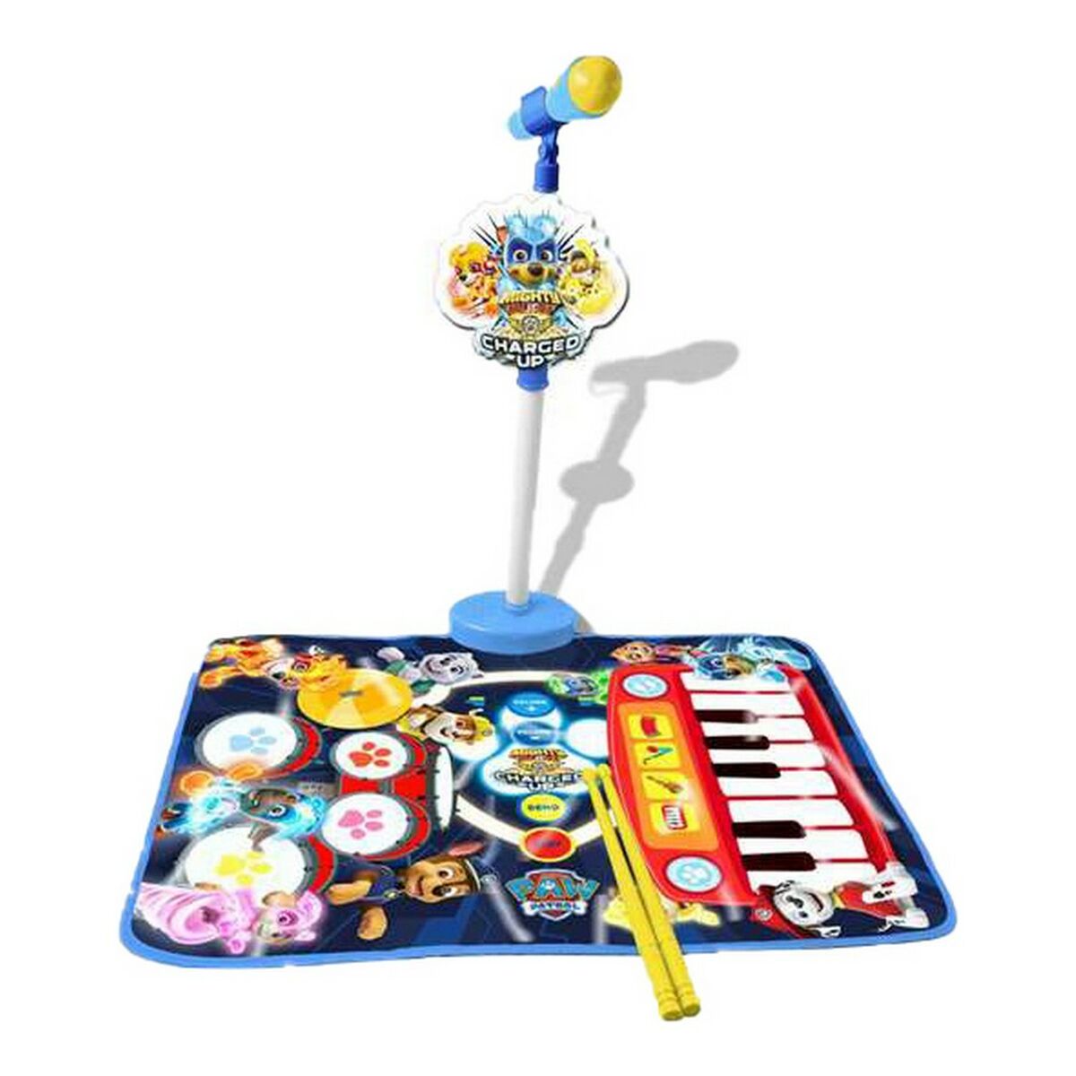 Set muzical The Paw Patrol Microfon Karaoke - Jucarii si jocuri, Instrumente muzicale pentru copii