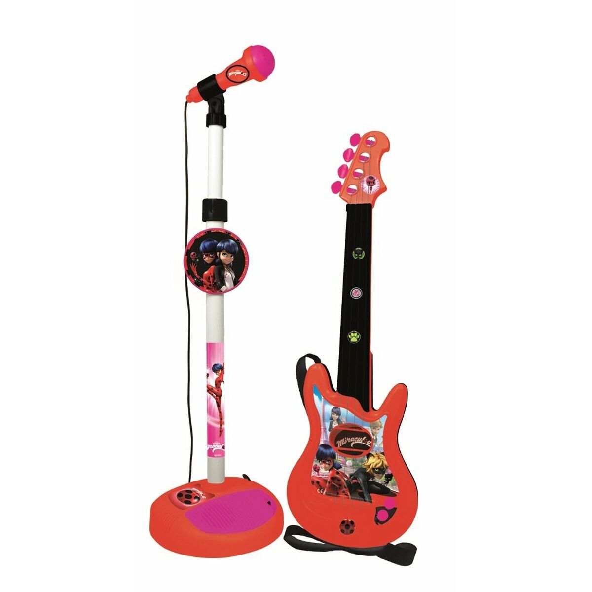 Set muzical Lady Bug 2675 Roșu - Jucarii si jocuri, Instrumente muzicale pentru copii