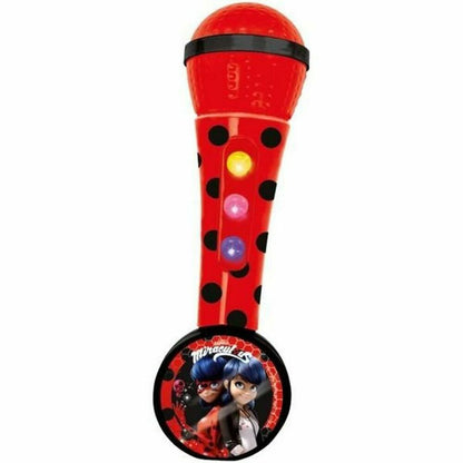 Microfon Karaoke Lady Bug Roșu - Jucarii si jocuri, Jucării electronice