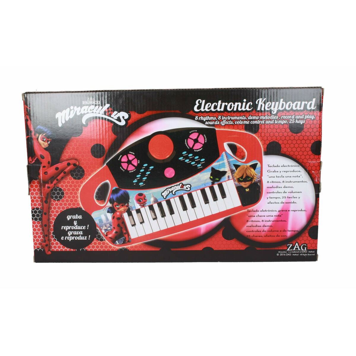 Pian Electronic Lady Bug 2683 - Jucarii si jocuri, Instrumente muzicale pentru copii
