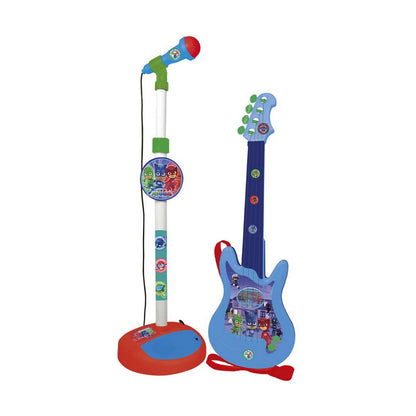Chitară pentru Copii PJ Masks Microfon Albastru - Jucarii si jocuri, Instrumente muzicale pentru copii