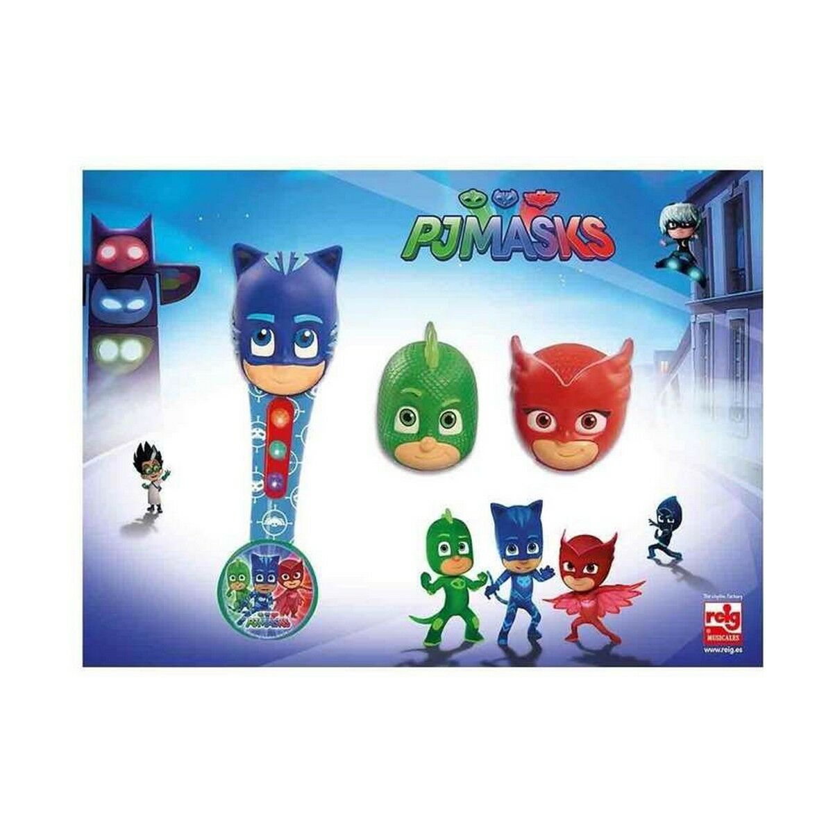 Microfon PJ Masks PJ Masks 3 culori - Jucarii si jocuri, Instrumente muzicale pentru copii