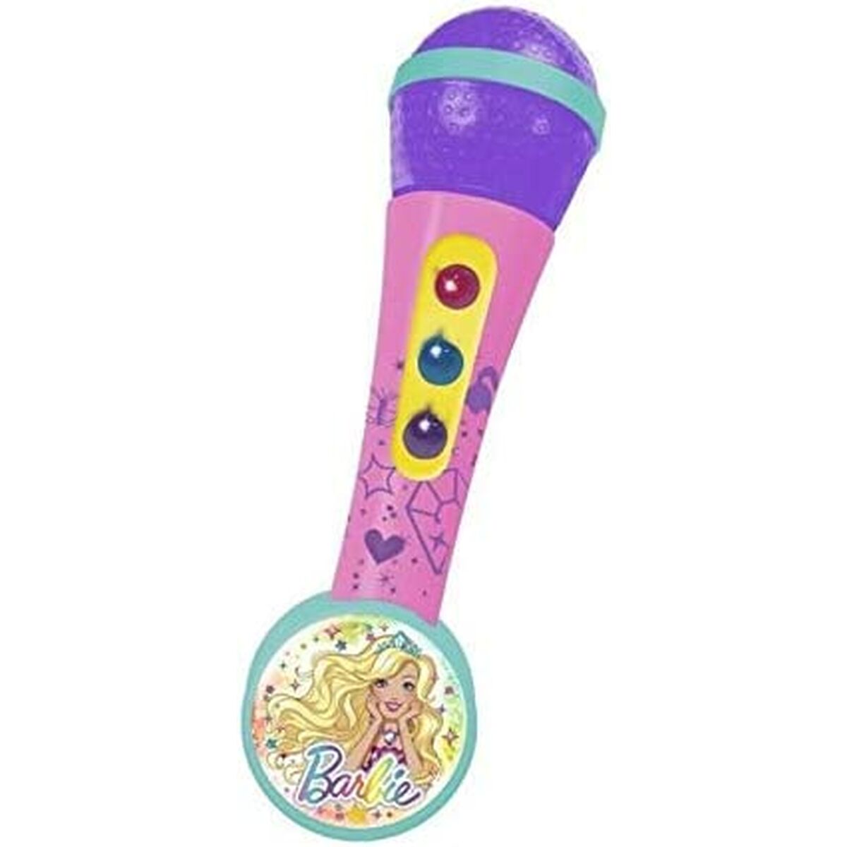 Microfon Karaoke Barbie Mov - Jucarii si jocuri, Jucării electronice
