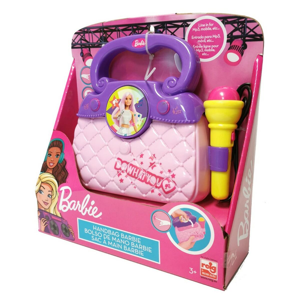 Karaoke Barbie 4409 Geantă Mov - Jucarii si jocuri, Jucării electronice