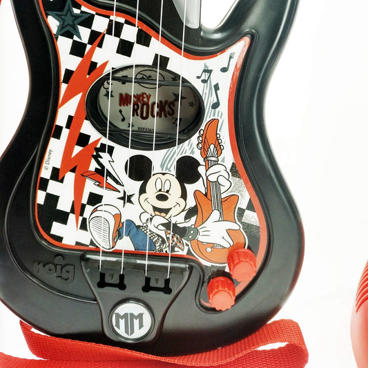 Set muzical Mickey Mouse Microfon Chitară pentru Copii - Jucarii si jocuri, Instrumente muzicale pentru copii