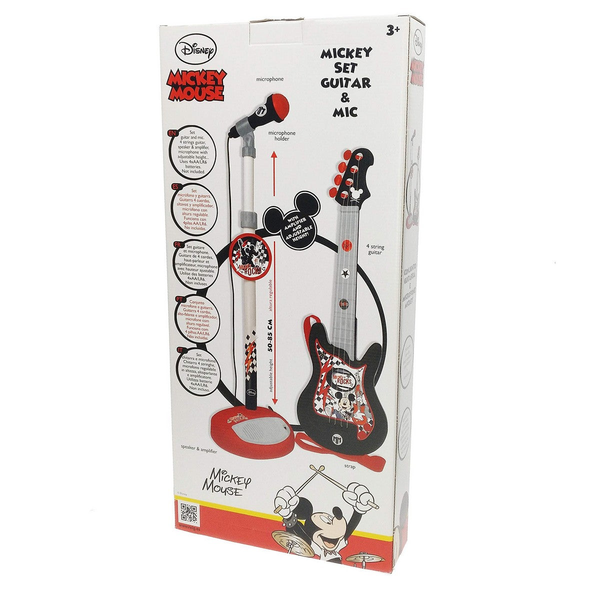 Set muzical Mickey Mouse Microfon Chitară pentru Copii - Jucarii si jocuri, Instrumente muzicale pentru copii