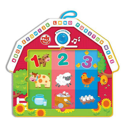 Puzzle Reig Merry Farmhouse 9 Piese Muzical - Bebelus, Jucăriile copilăriei timpurii