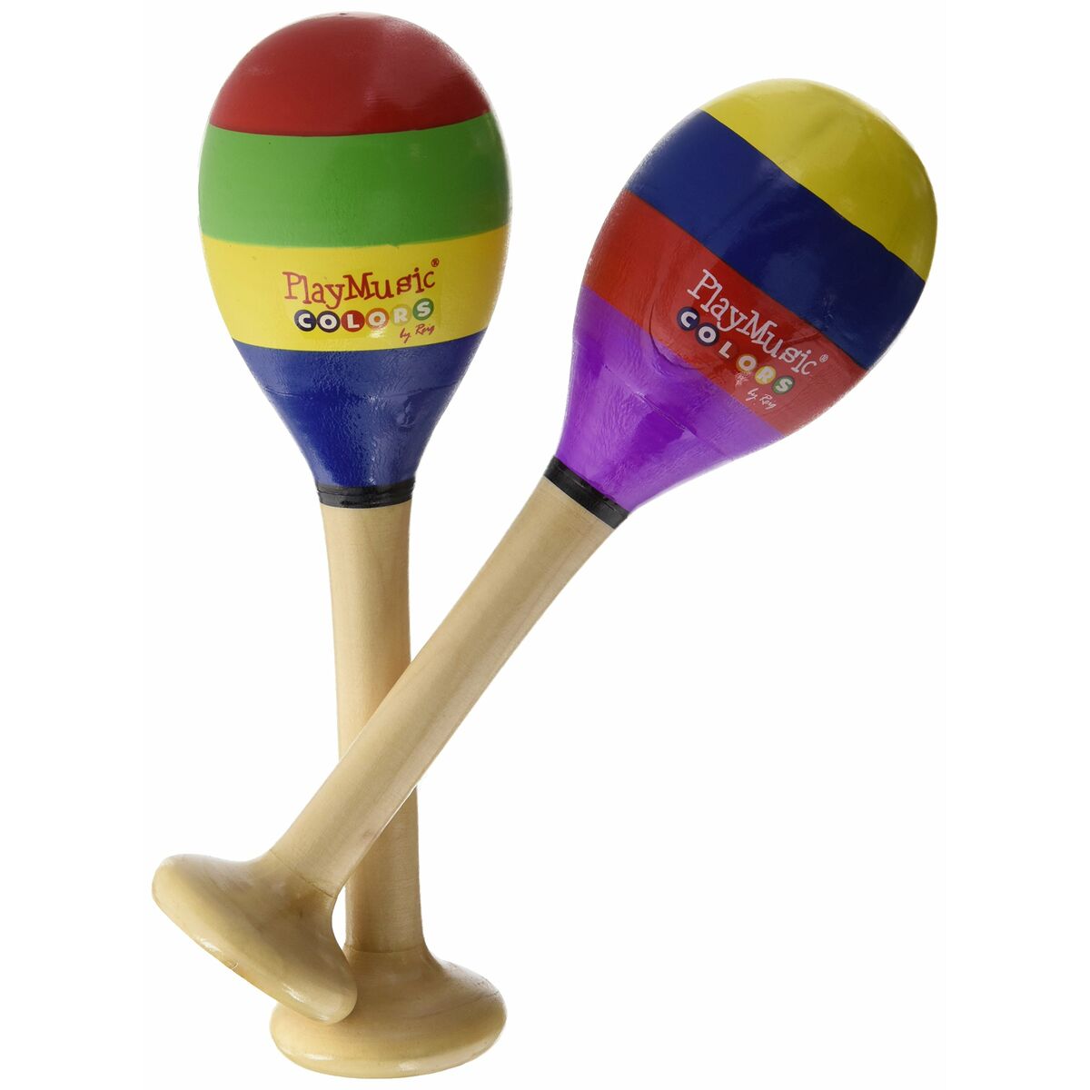 Maracase Reig Multicolor Lemn Plastic 20 cm - Jucarii si jocuri, Instrumente muzicale pentru copii