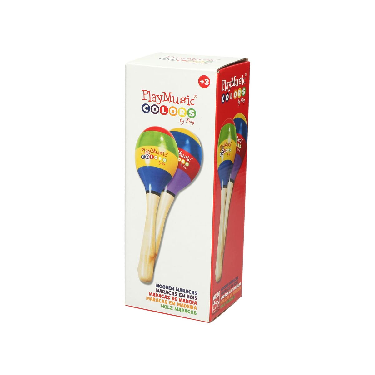 Maracase Reig Multicolor Lemn Plastic 20 cm - Jucarii si jocuri, Instrumente muzicale pentru copii