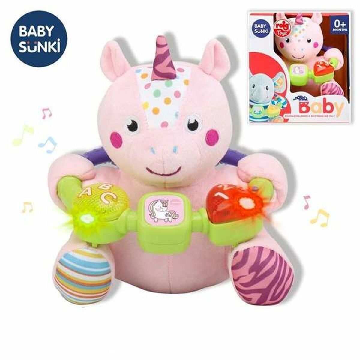 Jucărie Muzicală din Pluș Reig 18115 Elefant Unicorn 20cm (20 cm) - Jucarii si jocuri, Jucării de pluș