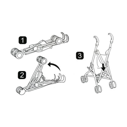 Cărucior pentru Păpuși Reig Albastru Roz Pliabil 25,5 x 41,5 x 55,5 cm - Jucarii si jocuri, Păpuși și accesorii