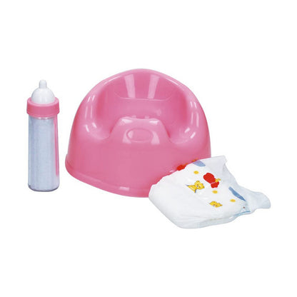 Accesorii pentru papusi Reig Biberon copil Scutec Oliță de noapte - Jucarii si jocuri, Păpuși și accesorii