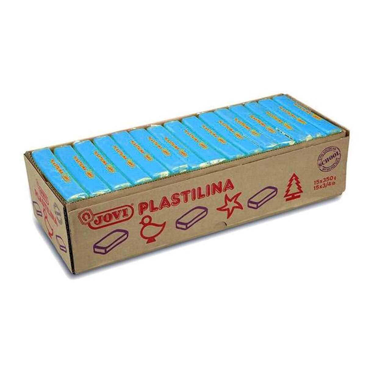 Plastilină Jovi Albastru (15 Piese) - Jucarii si jocuri, Activități creative