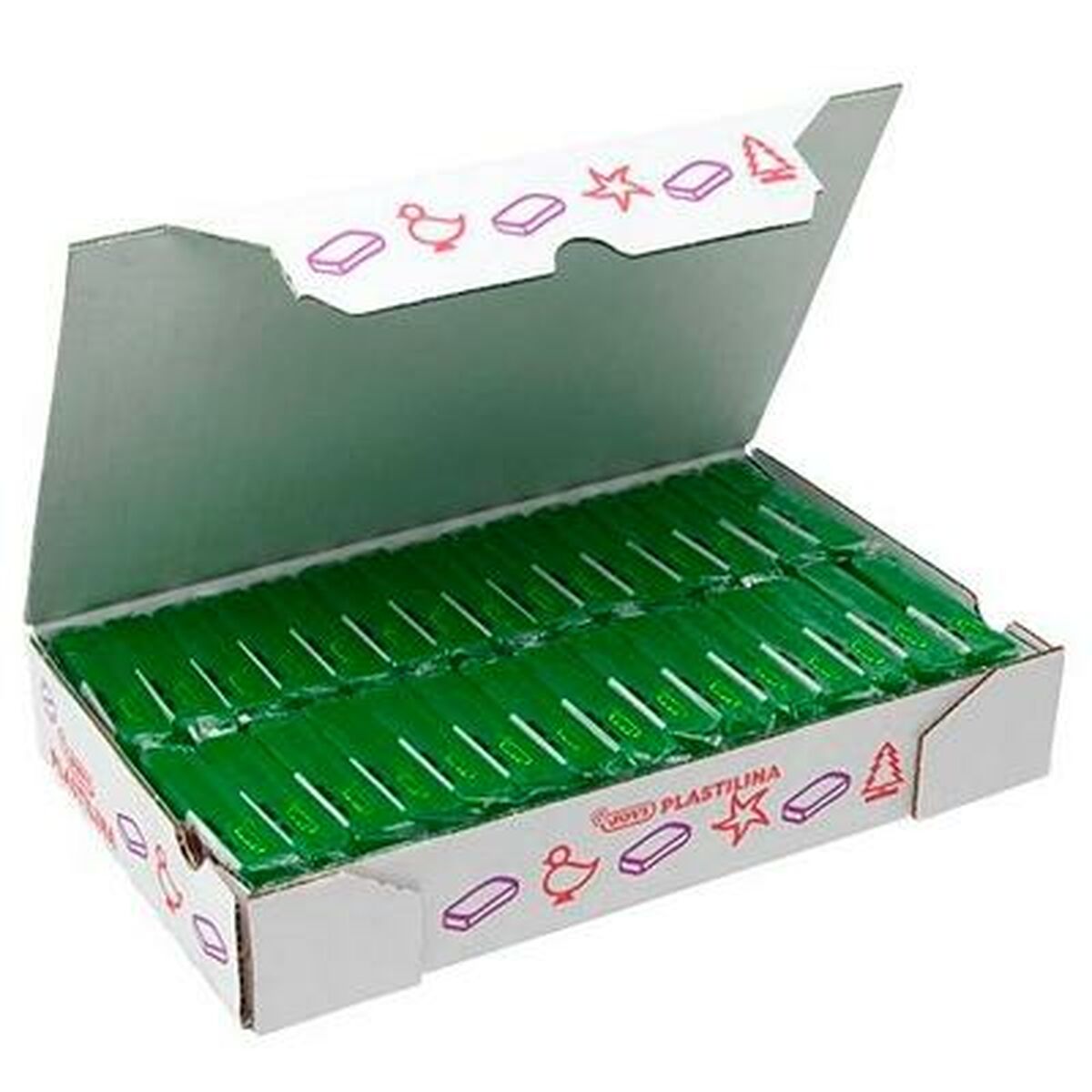 Plastilină Jovi Verde inchis (30 Piese) - Jucarii si jocuri, Activități creative