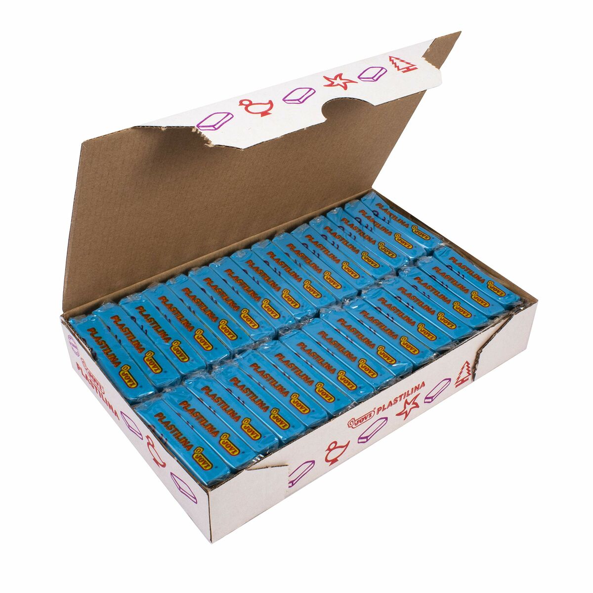 Plastilină Jovi Albastru 50 g (30 Piese) - Jucarii si jocuri, Activități creative