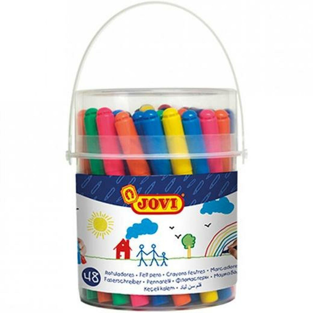 Set de Carioci Jovi 48 Piese Multicolor - Birou și papetărie, Pixuri, creioane și articole de scris