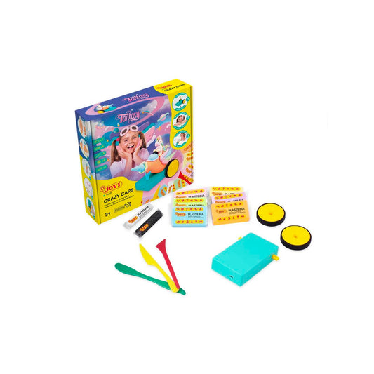 Joc de Plastilină Jovi Crazy Cars Fantasy Multicolor (1 Piese) - Jucarii si jocuri, Activități creative