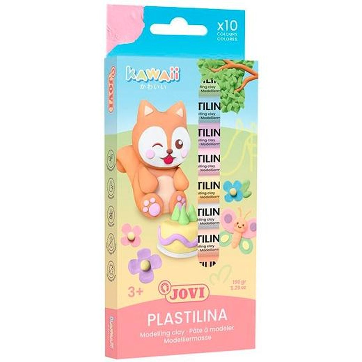 Batoane de plastilină Jovi KAWAII Multicolor 10 Piese - Jucarii si jocuri, Activități creative