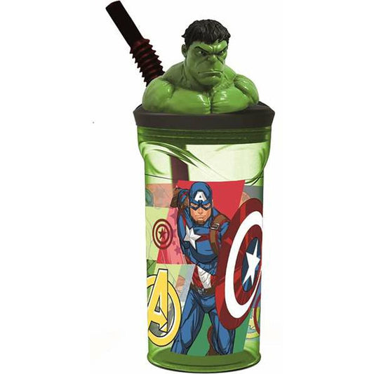 Pahar cu Pai The Avengers Seven Wonders Hulk 360 ml - Bebelus, Alăptarea și hrănirea