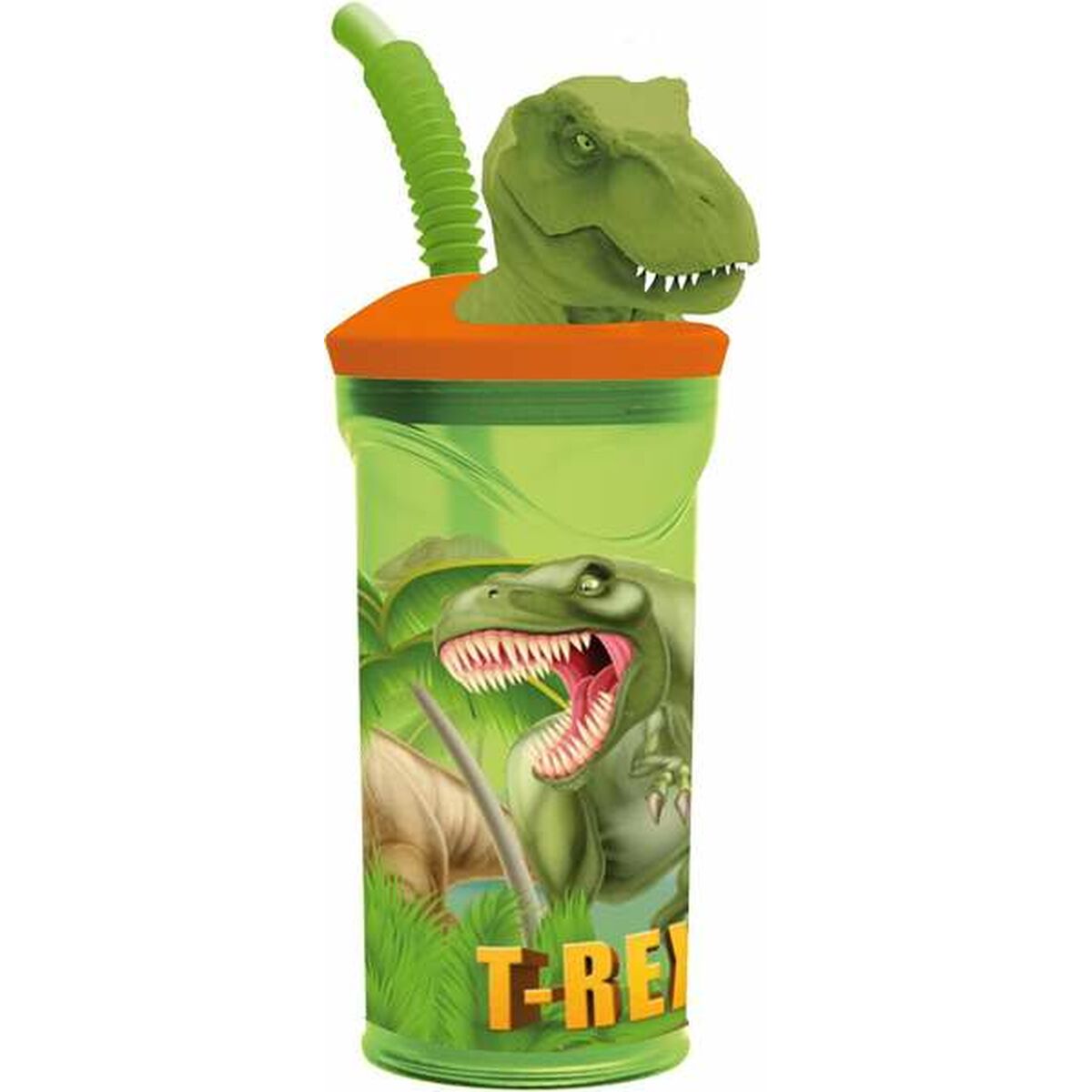 Pahar cu Pai Stor T-Rex Verde - Bebelus, Alăptarea și hrănirea