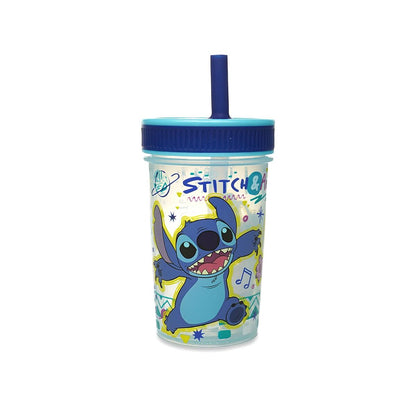 Paharul de învăţare ThermoBaby LILO & STITCH 420 ml Albastru - Bebelus, Alăptarea și hrănirea