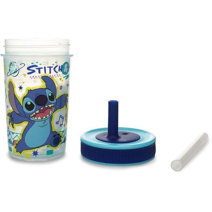 Paharul de învăţare ThermoBaby LILO & STITCH 420 ml Albastru - Bebelus, Alăptarea și hrănirea