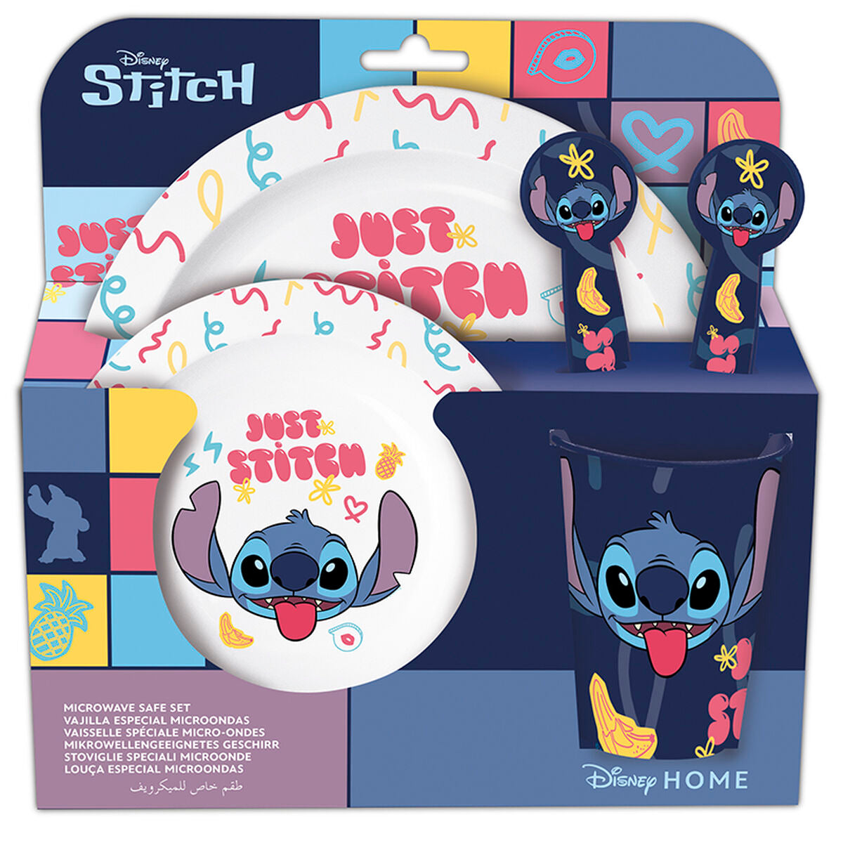 Set de veselă pentru copii Stitch Sweet Infantil (5 Piese) - Acasă și bucătărie, Tacâmuri, veselă și sticlărie