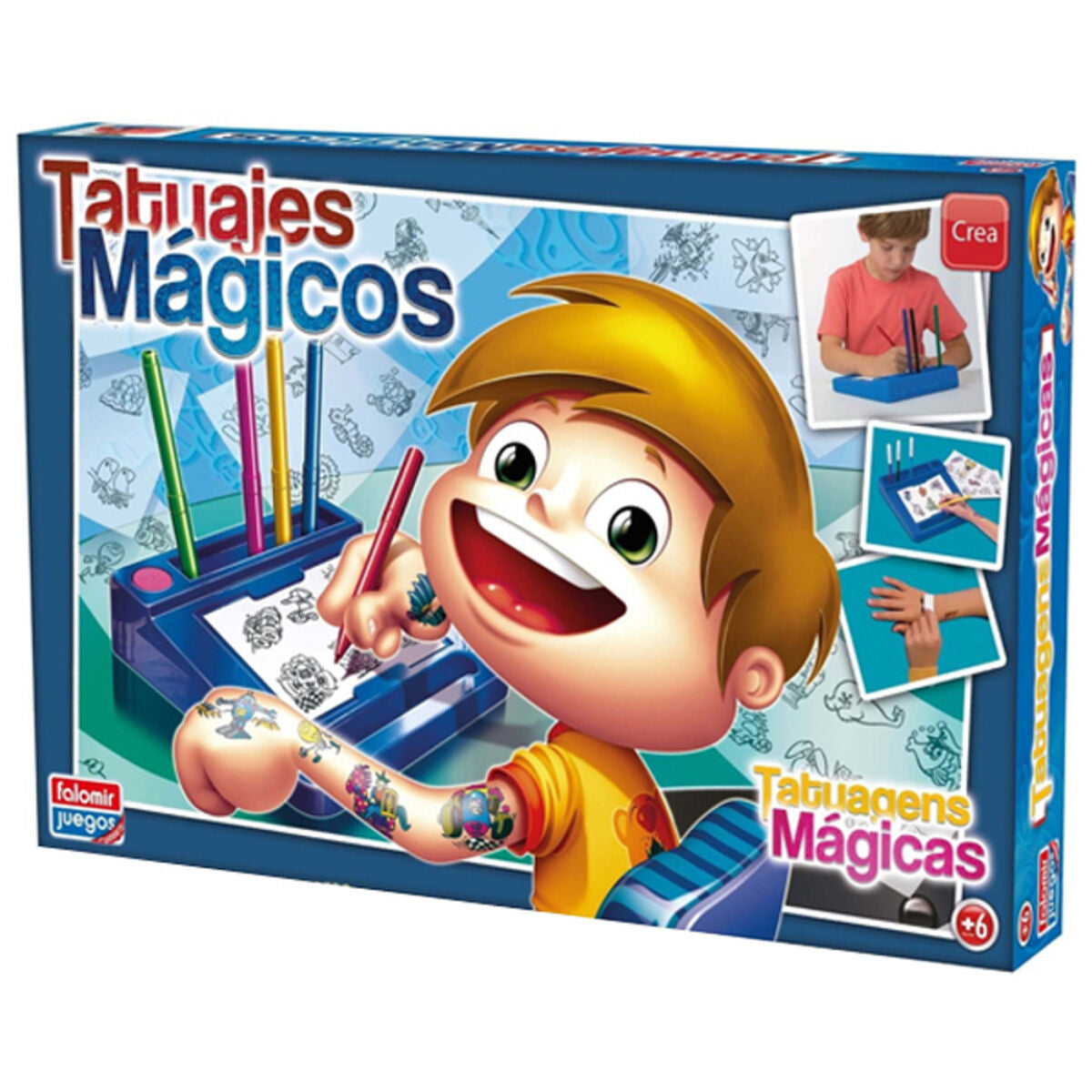 Tatuaje Temporare TATUAJES MAGICOS Falomir 11531 - Jucarii si jocuri, Costume și accesorii