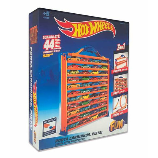 Garaj Parking cu Vehicule Hot Wheels 30 x 27 x 6 cm Transportor auto Vehicul - Jucarii si jocuri, Păpuși și figurine