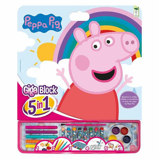Set pentru desen Peppa Pig - Jucarii si jocuri, Activități creative