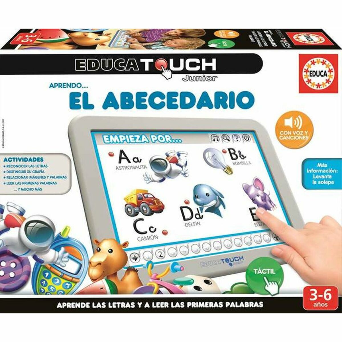 Joc Educativ El Abecedario Educa Touch Junior (ES) - Jucarii si jocuri, Jocuri și accesorii