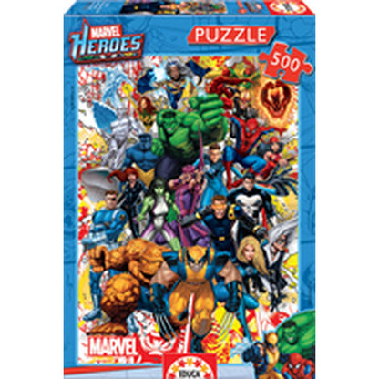 Puzzle Marvel Heroes Educa 500 Piese - Jucarii si jocuri, Puzzle-uri și puzzle-uri