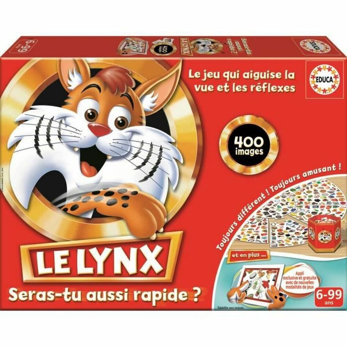 Joc de Masă Educa Lynx (FR) - Jucarii si jocuri, Jocuri și accesorii
