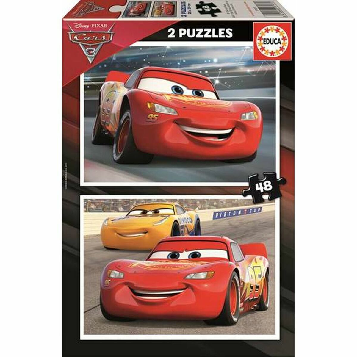 Puzzle Educa Cars 3 (96 pcs) - Jucarii si jocuri, Puzzle-uri și puzzle-uri