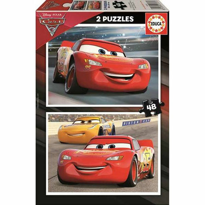 Puzzle Educa Cars 3 (96 pcs) - Jucarii si jocuri, Puzzle-uri și puzzle-uri