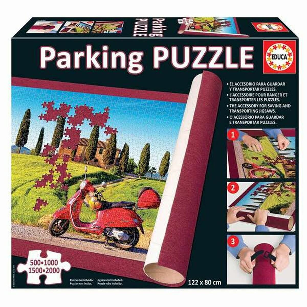 Puzzle Educa 17194.0 (122 x 80 cm) Verde Multicolor Carton - Jucarii si jocuri, Puzzle-uri și puzzle-uri
