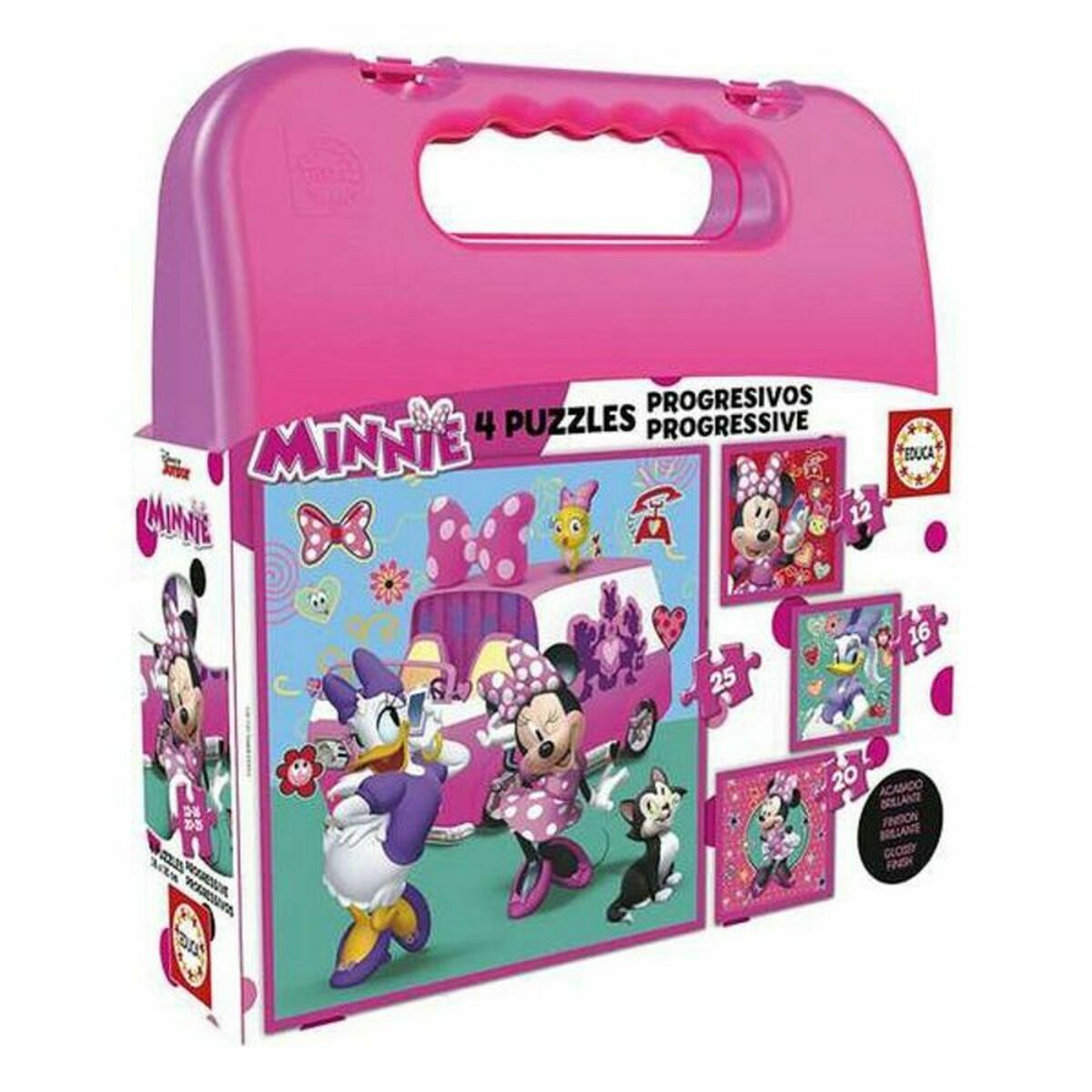 Puzzle Minnie Educa 17638 (12-16-20-25 pcs) - Jucarii si jocuri, Puzzle-uri și puzzle-uri