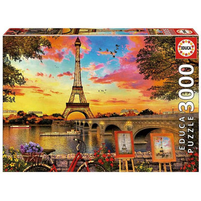 Puzzle Educa Paris 3000 Piese - Jucarii si jocuri, Puzzle-uri și puzzle-uri