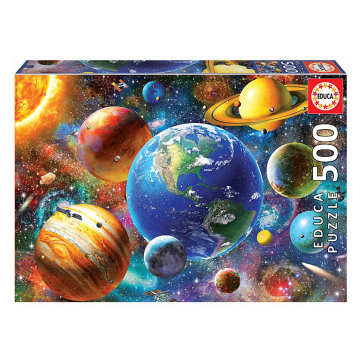 Puzzle Solar System Educa 18449 (500 pcs) - Jucarii si jocuri, Puzzle-uri și puzzle-uri
