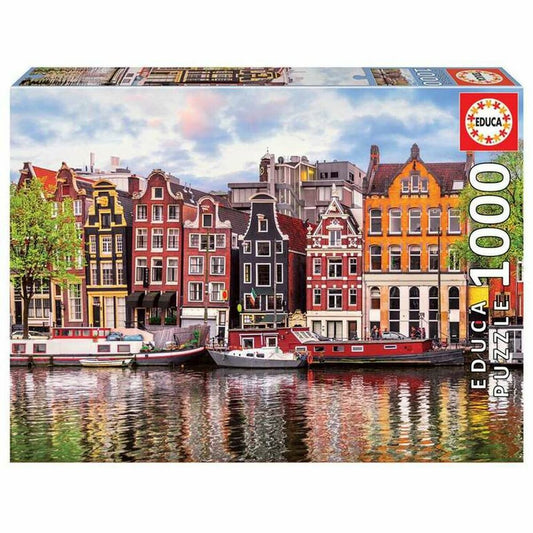 Puzzle Educa Amsterdam 1000 pcs - Jucarii si jocuri, Puzzle-uri și puzzle-uri