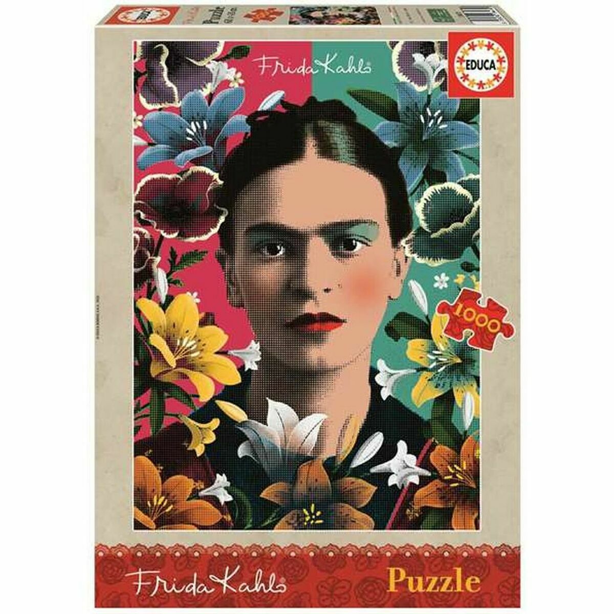 Puzzle Educa FRIDA KAHLO 1000 Piese - Jucarii si jocuri, Puzzle-uri și puzzle-uri