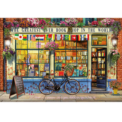 Puzzle Educa The Greatest Bookshop 5000 Piese - Jucarii si jocuri, Puzzle-uri și puzzle-uri